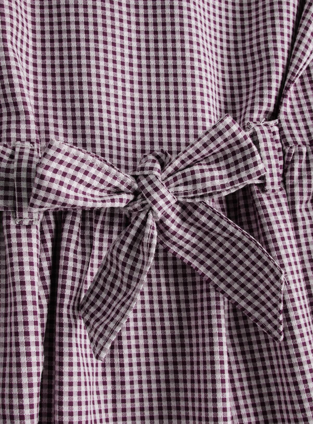 Dark Red Gingham School Dresses Generous Fit 2 Pack 13 years - Image 2